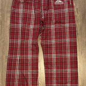 UW Eau Claire Eagles Plaid Men's Pants, large